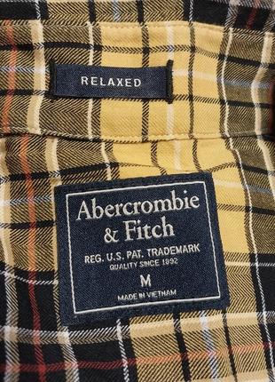 Качественная стильная брендовая рубашка abercrombie &amp; fitch