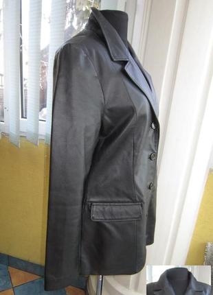 Женская кожаная куртка - пиджак joy. англия. лот 8983 фото