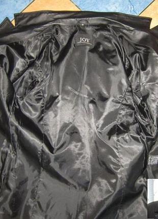 Женская кожаная куртка - пиджак joy. англия. лот 8986 фото