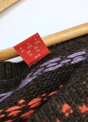 Женский свитер женская кофта худи свитшот тёплый коричневый4 фото