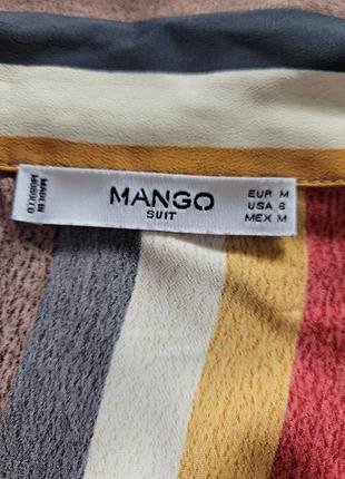 Блуза в полоску mango6 фото