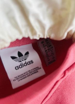 Оригінальний рожевий жіночий світшот adidas4 фото