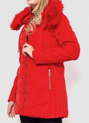Куртка жіноча демісезонна, колір червоний, 235r819-663 фото