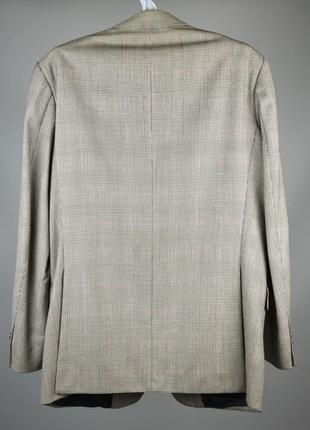Burberry оригинал мужской пиджак винтаж шерстяной в клетку размер 54 xxxl2 фото