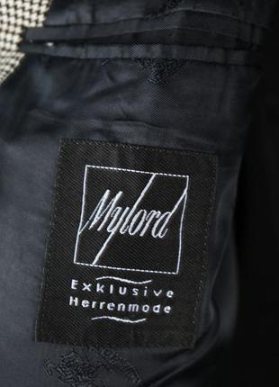Burberry оригинал мужской пиджак винтаж шерстяной в клетку размер 54 xxxl8 фото