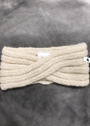 Шерстяная повязка на голову от h&amp;m