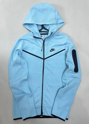Кофта nike tech fleece голубого цвета и другие вариации.