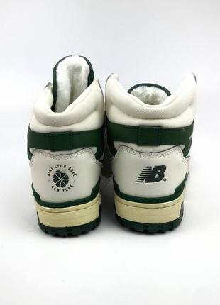 New balance 650 mid white&amp;green хутро3 фото