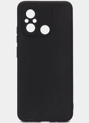 Чехол fiji soft для xiaomi redmi 12c силикон бампер черный