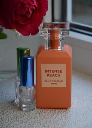 Fragrance world intense peach,  распив з особистої колекції.