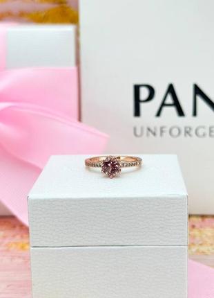 Серебряное кольцо pandora rose