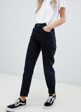 Джинсы черные женские/ джинсы мом/брюки/ брюки1 фото