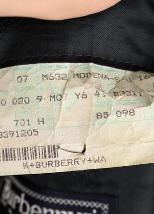 Burberry оригінал чоловічий вовняний костюм у клітинку розмір 54 xxl xl 529 фото