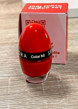 Лак для ногтей sephora collection color hit l 41 cherry popsicle 5 мл