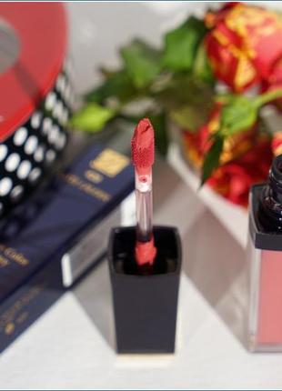 Жидкая матовая помада для губ estee lauder pure color envy paint-on liquid lipcolor 420 rebellious rose, 7 мл2 фото