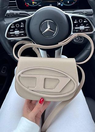 Сумка diesel бежева 7