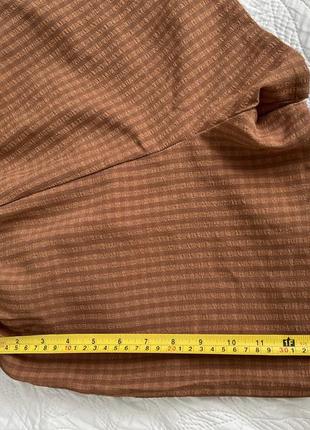 Стильний коричневий комбінезон з шортами 11-13р комбінезон літній h&m в смужку8 фото