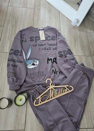 Спортивний костюм двійка світшот+штани