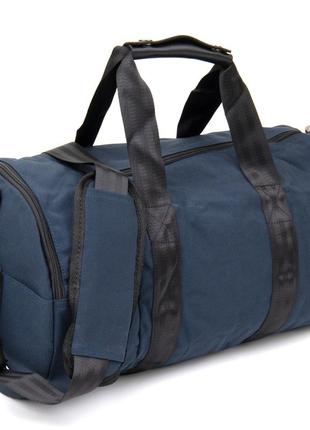 Спортивная сумка текстильная vintage 20644 синяя2 фото