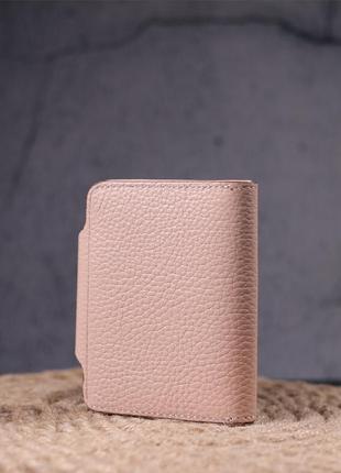 Превосходный женский кошелек из натуральной кожи karya 21348 розовый7 фото