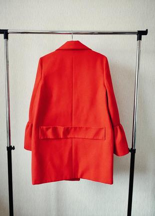 Женское красное демисезонное пальто на подкладке, primark2 фото