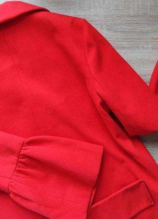 Женское красное демисезонное пальто на подкладке, primark6 фото