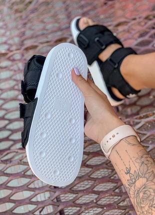 Удобные и стильные сандали adidas adilette sandals black сандалі боссоножки босоніжки6 фото