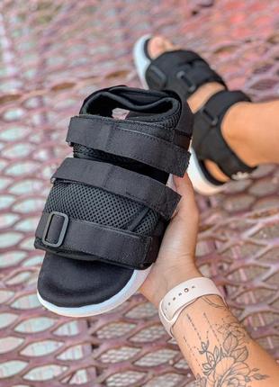 Удобные и стильные сандали adidas adilette sandals black сандалі боссоножки босоніжки3 фото