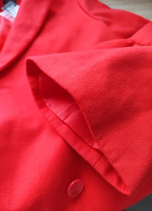 Женское красное демисезонное пальто на подкладке, primark8 фото
