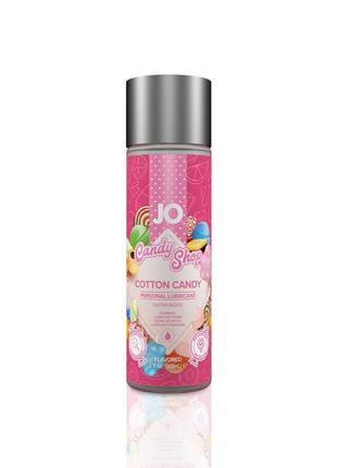 Лубрикант на водній основі system jo h2o — candy shop — cotton candy (60 мл) без цукру та парабенів