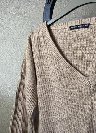 Пудровый свитер3 фото