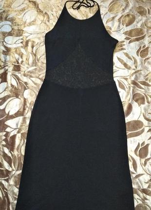 Вечернее черное платье. на худинькую девушку1 фото