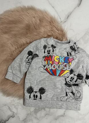 Классный свитшот микки disney baby, свитерок, худи, кофта