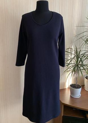 Базове плаття темно синя сукня l/xl
