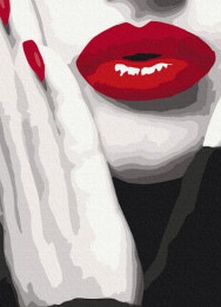 Картина по номерам эффектный красный
bs51491