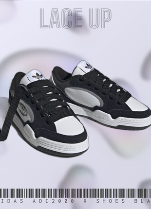 Оригинальные женские кроссовки adidas adi2000 x shoes black (hq7151)
