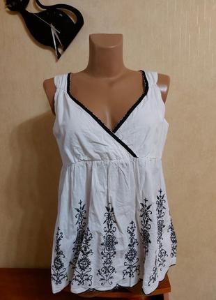 Блуза вишиванка foglie rosse xl