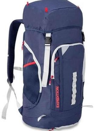 Туристический, походный рюкзак с дождевиком 45l semiline expedition синий