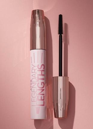 Туш для вій avon legendary lengths легендарна довжина, чорніша чорного, 10 мл