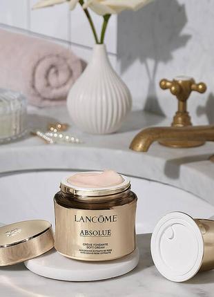 Lancome absolue soft cream крем для відновлення шкіри обличчя7 фото