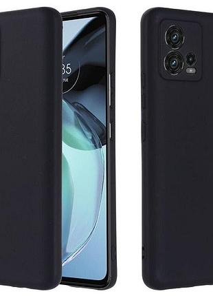 Чехол fiji full soft premium для motorola g72 противоударный бампер с микрофиброй black