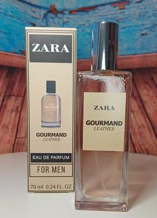 Парфюм мужской zara gourmand leather