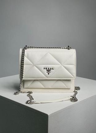 Сумка prada nappa shoulder bag lite cream