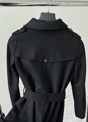 Пальто чорне vivalon 80% шерсть