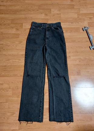 Широкие джинсы палаццо stradivarius р s1 фото