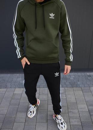 Тёплый костюм adidas зима