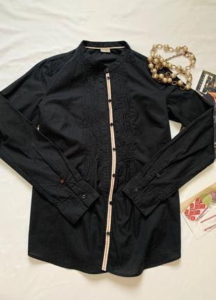Черная стильная блуза тм esprit🌞размерsk2 12/us 8🌿