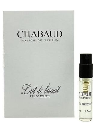 Chabaud maison de parfum lait de biscuit туалетна вода (пробник)