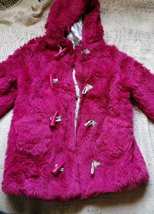 Рожеве пальто 6-7років