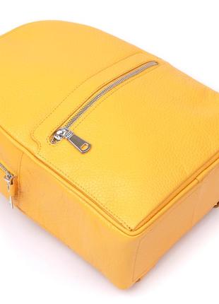 Практичний жіночий рюкзак shvigel 16306 жовтий3 фото